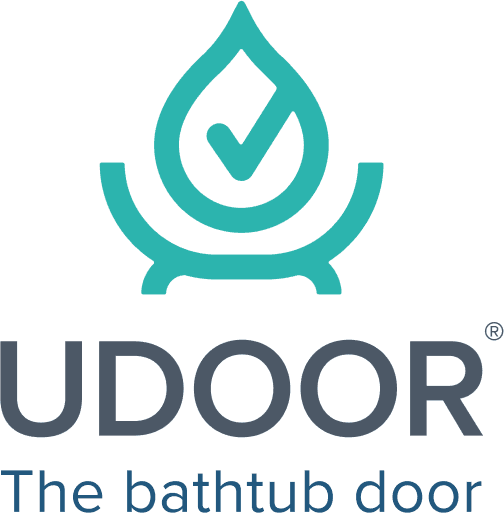 Bath conversion, Bathtub door, UDOOR logo